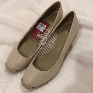 Merona Tan Wedge Espadrilles